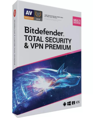 Bitdefender Total Security & VPN Premium 2024 (5 devices - 2 year)