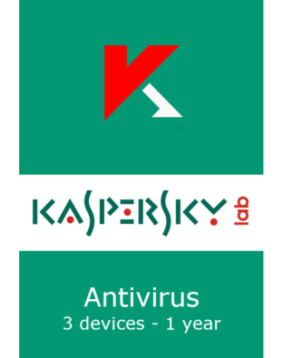 Kaspersky Antivirus (3 devices - 1 year)