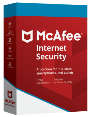 McAfee Internet Security (3-devices 1-year)