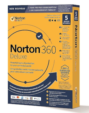 Norton 360 Deluxe (5-devices 1-year)