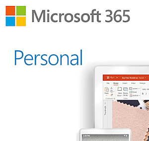 Microsoft 365 Personal - 1 year subscription - £ 33.99