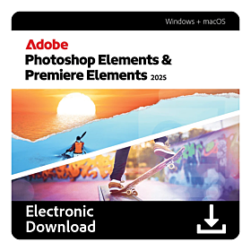 Adobe PhotoShop & Premiere Elements 2025 (1 device - 3 years)