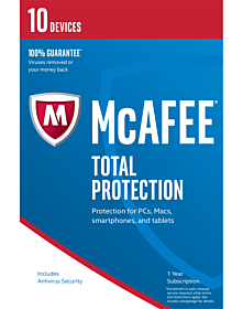 McAfee Total Protection (1 jaar - 10 devices)