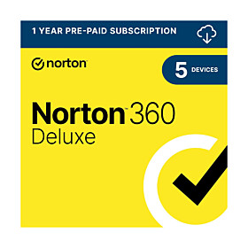 Norton 360 Deluxe 2024 (5-devices 1-year)
