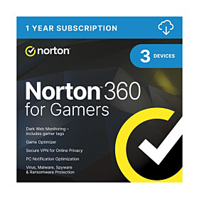 Norton 360 for Gamers 2024 (3-devices 1-year)