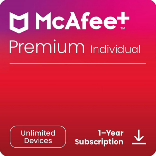 McAfee Premium Individual (unlimited devices - 1 year)
